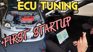 TuningFirst Start on the Turbo Civic [upl. by Siramaj653]