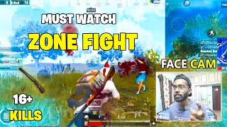 BEST ZONE FIGHT EVER IN PUBG MOBILE LITE  RUSH GAMEPLAY  16 KILLS GunduPusanikaGaming [upl. by Arema]