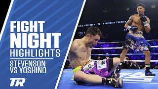 New Division New Shakur Shakur Dominates Yoshino 2 Knockdowns Gets Stoppage Win  FIGHT HIGHLIGHTS [upl. by Aicenod]