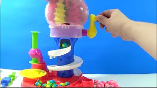 Unboxing Play Doh Candy Cyclone Playset Sweet Shoppe Make Gumballs Candies Lollipops Gumball Machine [upl. by Beckman]