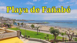 COSTA ADEJE TENERIFE PLAYA FANABE BEACH WALK [upl. by Lux]