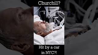 Winston Churchill hit by a car in NYC [upl. by Digdirb410]