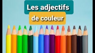 Laccord des adjectifs de couleur [upl. by Tserof]