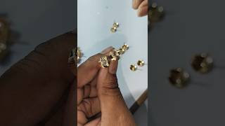 Gold jewellery design hand bag goldmaking ring goldjewellerymaking jewellery wood [upl. by Dustie]