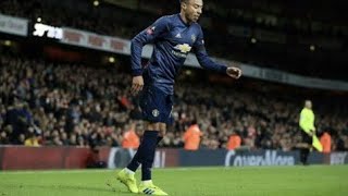 Jesse lingard moonwalk celebration vs arsenal [upl. by Torie]