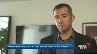 Global News  Realtor offers to pay for Kitec Plumbing repairs [upl. by Lilly]