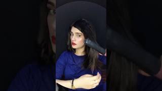 Blow Dry Hair With Straightener At Home In Just 5 Mints  Easy Hair Do Tutorial shorts hairdo yt [upl. by Hulton]