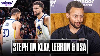 STEPH CURRY on Klay leaving LEBRON amp Team USA  Yahoo Sports [upl. by Chavaree270]