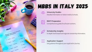 Complete Guide to MBBS in Italy 2025  Admission Scholarships amp IMAT Prep [upl. by Adnohr]