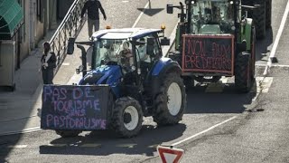 Les agriculteurs aux portes de la capitale [upl. by Livingston645]