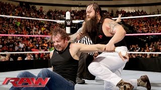 Roman Reigns Dean Ambrose amp Seth Rollins vs The Wyatt Family Raw October 19 2015 [upl. by Kenric481]