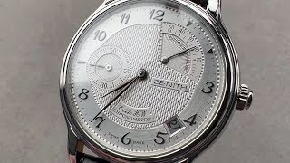 Zenith Chronomaster Elite Power Reserve 390240655 Zenith Watch Review [upl. by Uke488]