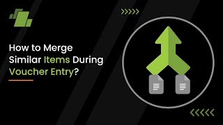 How to Merge Similar Items during voucher entry in Logic ERP Software [upl. by Sihunn]