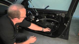 Removing BMW Door Panel amp Replacing Window Regulator [upl. by Kenneth]