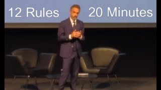 Jordan Peterson  12 Rules for Life in 20 Minutes [upl. by Calvano]