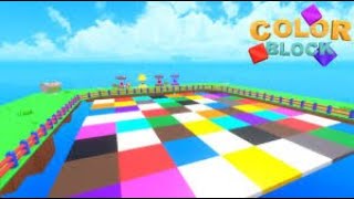 Playing Roblox Color Blocks [upl. by Samul]