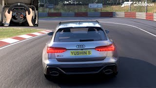 Audi RS6  Nürburgring Nordschleife  Forza Motorsport 4K Gameplay [upl. by Eibrab]