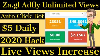 increase views zagl adfly live proof in 2021 [upl. by Strickler]