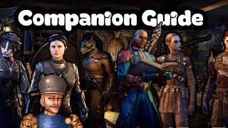 ESO Which Companion Should You Use Updated Companion Guide Elder Scrolls Online 2023 Necrom [upl. by Delainey]