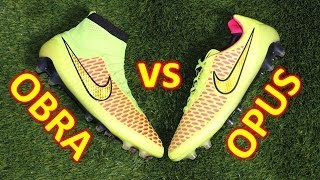 Nike Magista Obra VS Magista Opus  Comparison  Review [upl. by Dnomyad686]