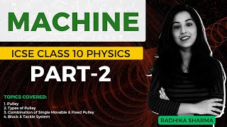 Machine  ICSE CLASS 10 Physics  Part2 [upl. by Leibarg]