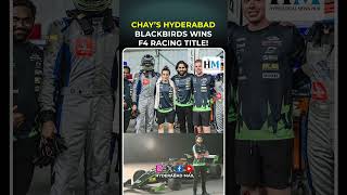 Naga Chaitanyas Hyderabad Blackbirds wins F4 racing title  Hyderabad Mail latestnews [upl. by Tremml]