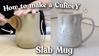 5 Ways to Add CURVES to slab ceramics  hand building ceramics for beginners [upl. by Yltnerb]