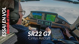 Essai en vol du Cirrus SR22 G7 [upl. by Otilegna]