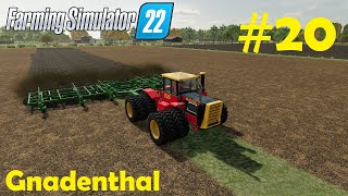 LS22 Gnadenthal 20 Felder pflügen amp Raps verkaufen  Farming Simulator 22 [upl. by Nosilla]