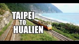 Traveling on a train from Taipei to Hualien Taiwan [upl. by Palila]