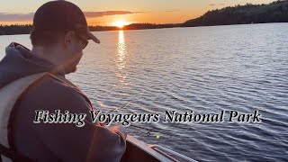 Great Fishing in Voyageurs National Park [upl. by Faxan226]