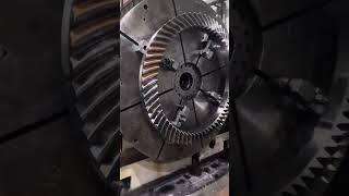 Meshing test for KlingeInberg grinding bevel gear set [upl. by Nerta419]