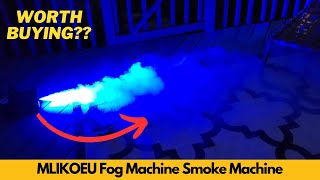 Worth It MLIKOEU Fog Machine Smoke Machine 18 LED Lights with 13 Colors 600W and 2500CFM Fog [upl. by Dacey]