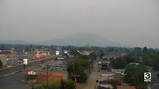 Thick wildfire smoke at times through Tuesday evening [upl. by Limak]