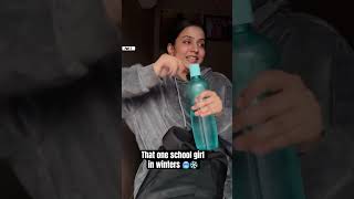 Part1 that one school girl in winters ❄️🥶 ytshorts shortsfeed viralvideo trending shorts [upl. by Calva]