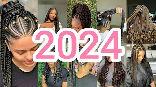 💝🌸 Stunning braids hairstyles to try out in 2024 Cute cornrows hairstyles Braids Hairstyle [upl. by Stedmann]