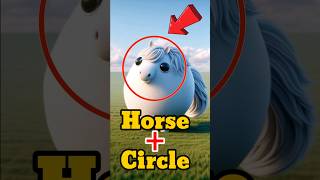 🤯Horse  Circle combination aivideo usa aidollar aifusion aicombination [upl. by Eecats]