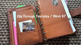 Flip Through Thursday  Week 47  November 2024  Pink Planner Girl [upl. by Lerrad909]