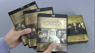 Lord of the Rings Trilogy Extended Edition BluRay Box Set [upl. by Llecrad]