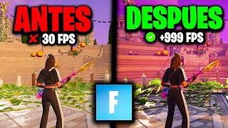 La MEJOR GUIA de OPTIMIZACION para FORTNITE C5S4 ✅ Aumenta FPS [upl. by Fruma]