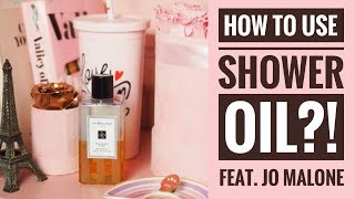 Jo Malone London Shower Oil Review amp How To Use feat Blackberry amp Bay [upl. by Monaco123]