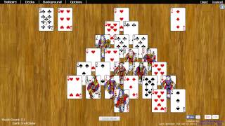 Pyramid Solitaire  How to Play [upl. by Aihsemat]