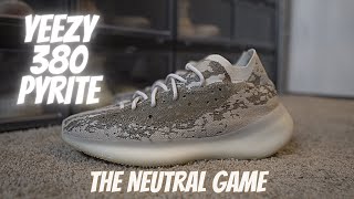 Yeezy 380 Pyrite  The Neutral game UnboxingReview [upl. by Ynetruoc]