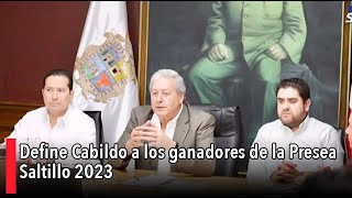 Define Cabildo a los ganadores de la Presea Saltillo 2023 [upl. by Jerrol]