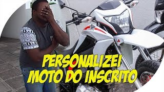 PERSONALIZEI A MOTO DE UM INSCRITO  CIROBROS [upl. by Myranda]