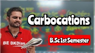 Carbocations bsc1stsemester bsc bedkdian [upl. by Eynahpets160]