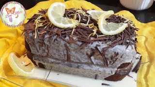 Lemon Banana Chocolate Cake With Nutella Filling Recipe ☆ Bon Melo S01E12 [upl. by Lewse281]