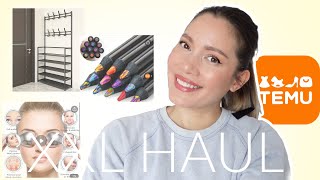 XXL temu Haul  Haushalt Schreibwaren Beauty  funnypilgrim [upl. by Anek788]