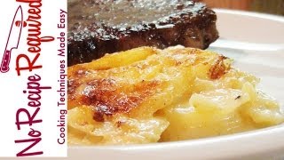 Potato Dauphinoise  NoRecipeRequiredcom [upl. by Modestia]