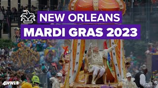 Live Mardi Gras 2023 in New Orleans [upl. by Asiak]